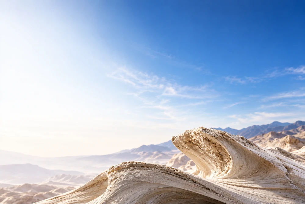 Prepared desert photography layer