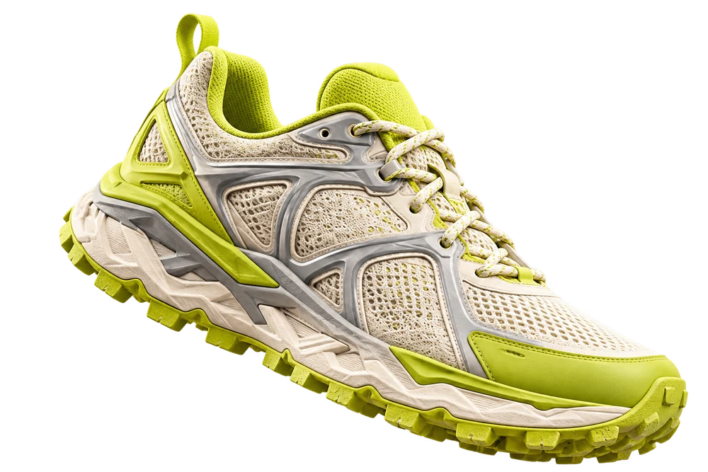 Isolated Beyond trail shoe product layer